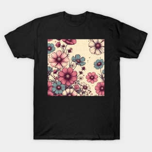 Cosmos Flowers T-Shirt